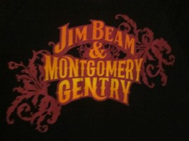 NWOT - JIM BEAM &amp; MONTGOMERY GENTRY Woman&#39;s Black Short Sleeve Sz M Tee - $13.99