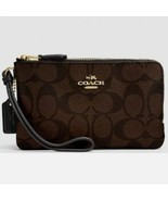 Coach Zip Wristlet In Signature Canvas Birthday Gift Mother's Day Gift  - €68,66 EUR