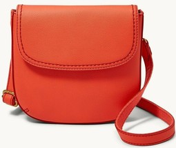 Fossil Fannie Crossbody Belt Bag Neon Red SHB2100634 Orange NWT $128 Retail FS - £63.15 GBP