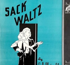 Sack Waltz JA Metcalf 1939 Sheet Music Piano Solo Moderne Edition DWFF3 - $19.99