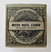 1906 antique Unused WITCH HAZEL LEAVES QUACK MEDICINE Allaire Woodward S... - £33.63 GBP