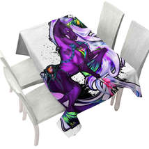 Fantasy Art Purple Rudicorn and Spider Tablecloth - $51.95 CAD+