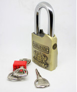 Alarm Padlock - Anti-Theft Heavy Duty Security Alarm Lock - 110db Alarm ... - $23.36