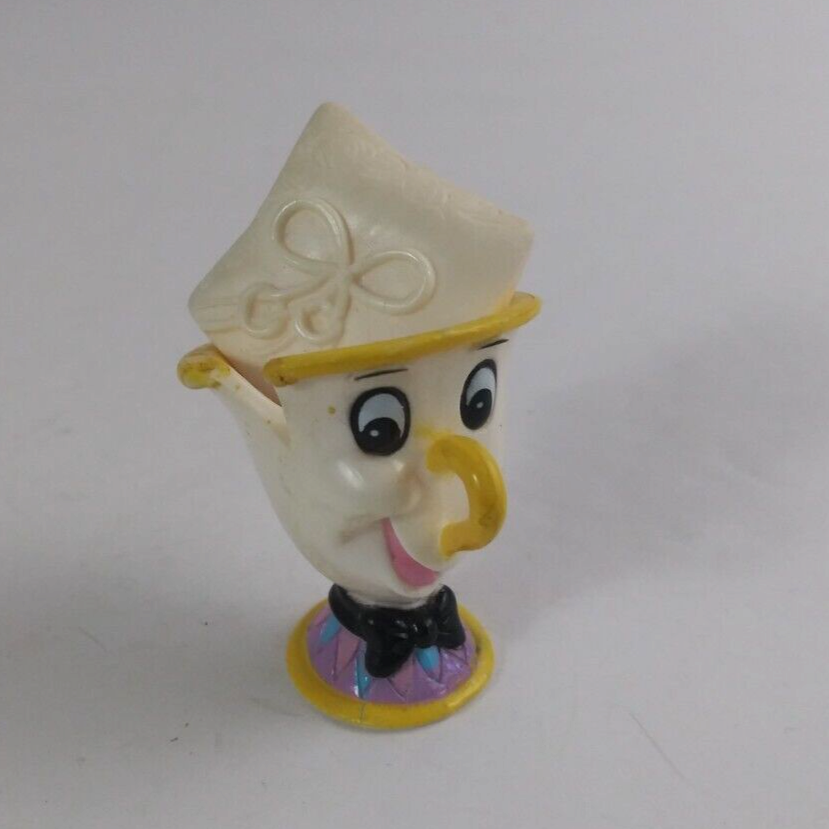 Vintage Disney Beauty &amp; The Beast Chip Ring Bearer 2&quot; Collectible Mini F... - $4.94