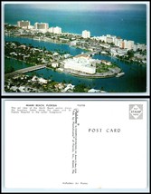 FLORIDA Postcard - Miami Beach, Aerial View North Beach A40 - £2.33 GBP