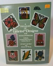 A Treasury of Charted Designs For Needleworkers 141 Motifs Gorham &amp; Warth - £7.87 GBP