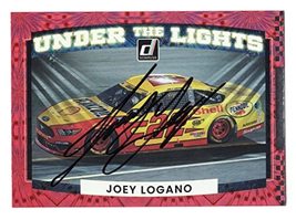 Autographed Joey Logano 2022 Donruss Racing Under The Lights Rare Insert Signed - £31.85 GBP