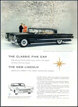1958 Lincoln Landau Automobile Black PRINT AD BX3 - $140.76 MXN