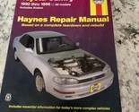 Haynes Repair Manual Toyota Camry 1992 thru 1996 All models- INCL Avalon... - $11.87