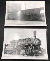 2 Diff Norfolk &amp; Western Railway Railroad NW N&amp;W #262 0-8-0 Locomotive Photos - £14.57 GBP
