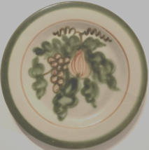 JOHN B. TAYLOR Vintage 50s Harvest Pear Green Louisiana Ceramic Dinner Plate 11&quot; - £11.14 GBP