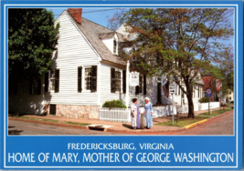 Home of Maryt, Mother of George Washington  Vintage Postcard  VA (CC) - £3.84 GBP