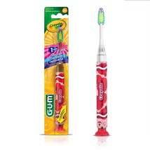 GUM - 202RK Crayola Timer Light Toothbrush (Single Toothbrush) Soft Bris... - $8.81