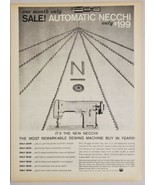 1950&#39;s Print Ad Automatic Necchi Sewing Machines Most Remarkable New Yor... - £13.48 GBP