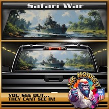 Safari War - Truck Back Window Graphics - Customizable - $55.12+