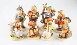 Lotto Di 8 Vintage Hummel Porcellana Statuette Goebel W.Germania Great Raccolta - $530.17