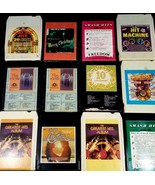 Lot of 12 VHS Tapes, Jukebox Jive, The Platters, Greatest Hits, Smash Hits - £19.41 GBP