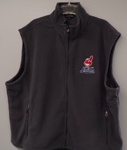 Cleveland Indians MLB Baseball Mens Embroidered Fleece Vest XS-6XL New - £24.21 GBP+