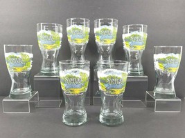 8 Samuel Adams Alpine Spring 6 1/2&quot; Pilsner Glass Seasonal Beer Logo Gla... - $59.07