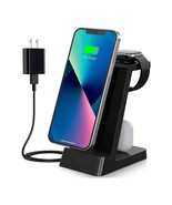 Trexonic 3 in 1 Fast Charge Charging Station in Black - $67.01