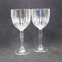 Lot of 2 Waterford Marquis Omega Crystal All Purpose Wine Glass Goblet 8... - $34.83