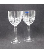 Lot of 2 Waterford Marquis Omega Crystal All Purpose Wine Glass Goblet 8... - £27.49 GBP