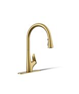 Kohler Leto R31548-2MB Pull Down Kitchen Faucet Moderne Brass - $209.00