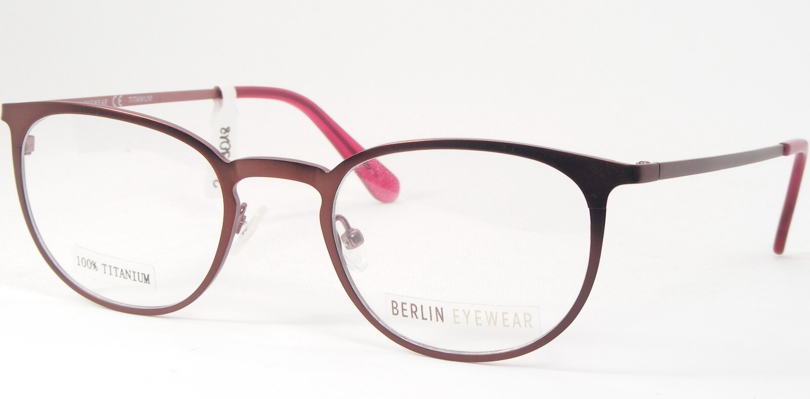 Berlín Anteojos BERE108-3 Dusty Rosa Único Ecológico Gafas 51-22-145mm - $115.04