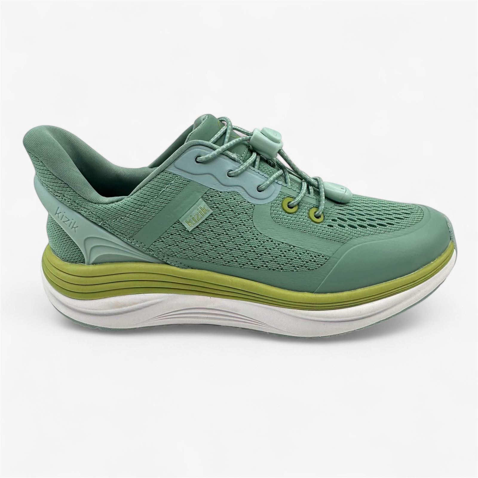 Kizik London Surf Spray Granite Green Womens Athletic Sneaker