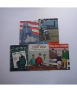 Vintage Knitting Pattern books/booklets Lot of 5 American fashions in Ha... - £10.99 GBP