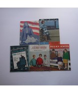 Vintage Knitting Pattern books/booklets Lot of 5 American fashions in Ha... - $19.07 CAD
