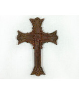 Brown Ornate Inspirational Cross Frig Magnet - £3.51 GBP