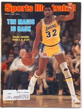 Sports Illustrated 1981 Magic Johnson LA Lakers Wayne Gretzky Arnold Roth Art - £4.69 GBP