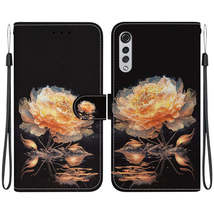 For LG Velvet / G9 Crystal Texture Colored Drawing Leather Phone Case(Go... - $4.99