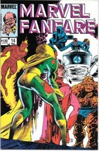 Marvel Fanfare Comic Book #14 Marvel 1984 Vision Scarlet Witch UNREAD NEAR MINT - £3.18 GBP