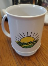 1 Vintage 1970&#39;s Retro Pedestal Coffee Cup From The Sunrise Mountain Camping Set - £7.93 GBP