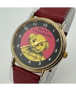 Vintage Muffy Vander Bear Quartz Watch Women Gold Tone Red Leather New B... - €22,76 EUR