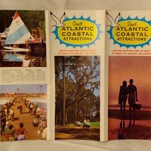 South Atlantic Coastal Attractions Vtg Brochure SC VA GA NC 1960&#39;s Cool ... - $131.04 MXN