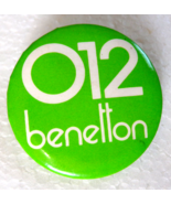 012 Benetton Clothing Company Vintage Round Pinback Button - £9.37 GBP