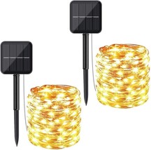 Solar String Lights Outdoor, 200LED 72FT Solar Fairy Lights IP65 Waterproof - £16.98 GBP