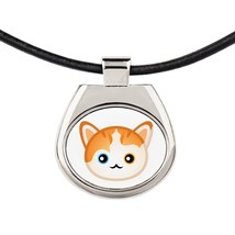 A necklace with a Turkish Van. A new collection with the cute Art-Dog cat - £11.52 GBP