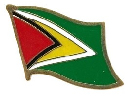 Guyana Flag Hat Tac or Lapel Pin - £5.38 GBP