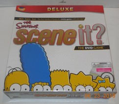 2009 The Simpsons Scene It? Deluxe Edition DVD Trivia Board Game Family - £11.50 GBP