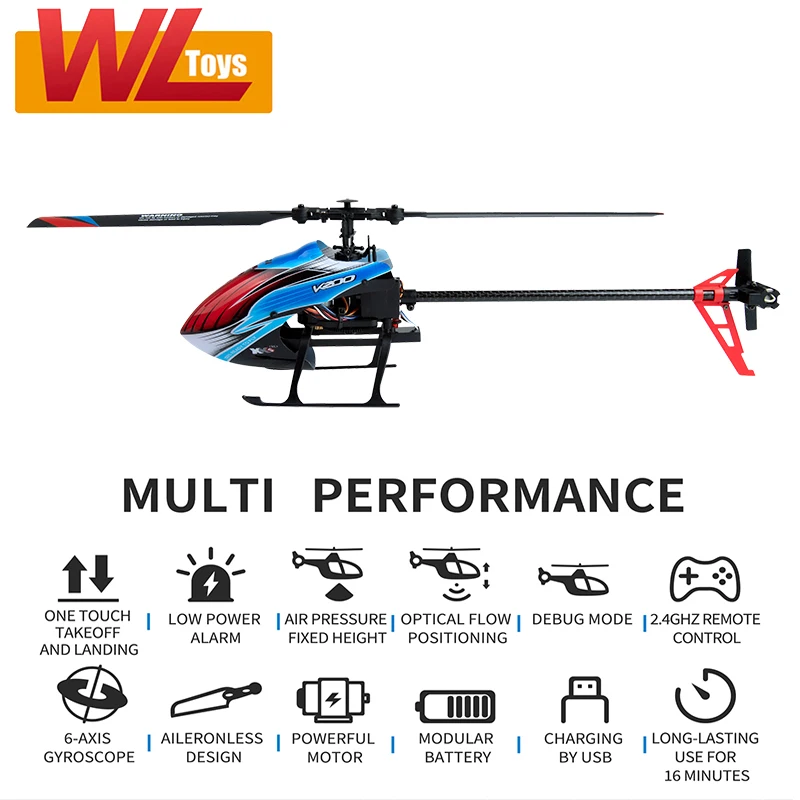 WLtoys XK K200 RC Helicopters 2.4Ghz 4CH 6-Aixs Gyroscope Altitude Hold RC Plane - £96.23 GBP+