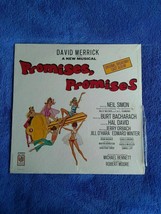 1968 David Merrick Promises Promise Broadway Musical Cast Album Record Bacharach - $9.68
