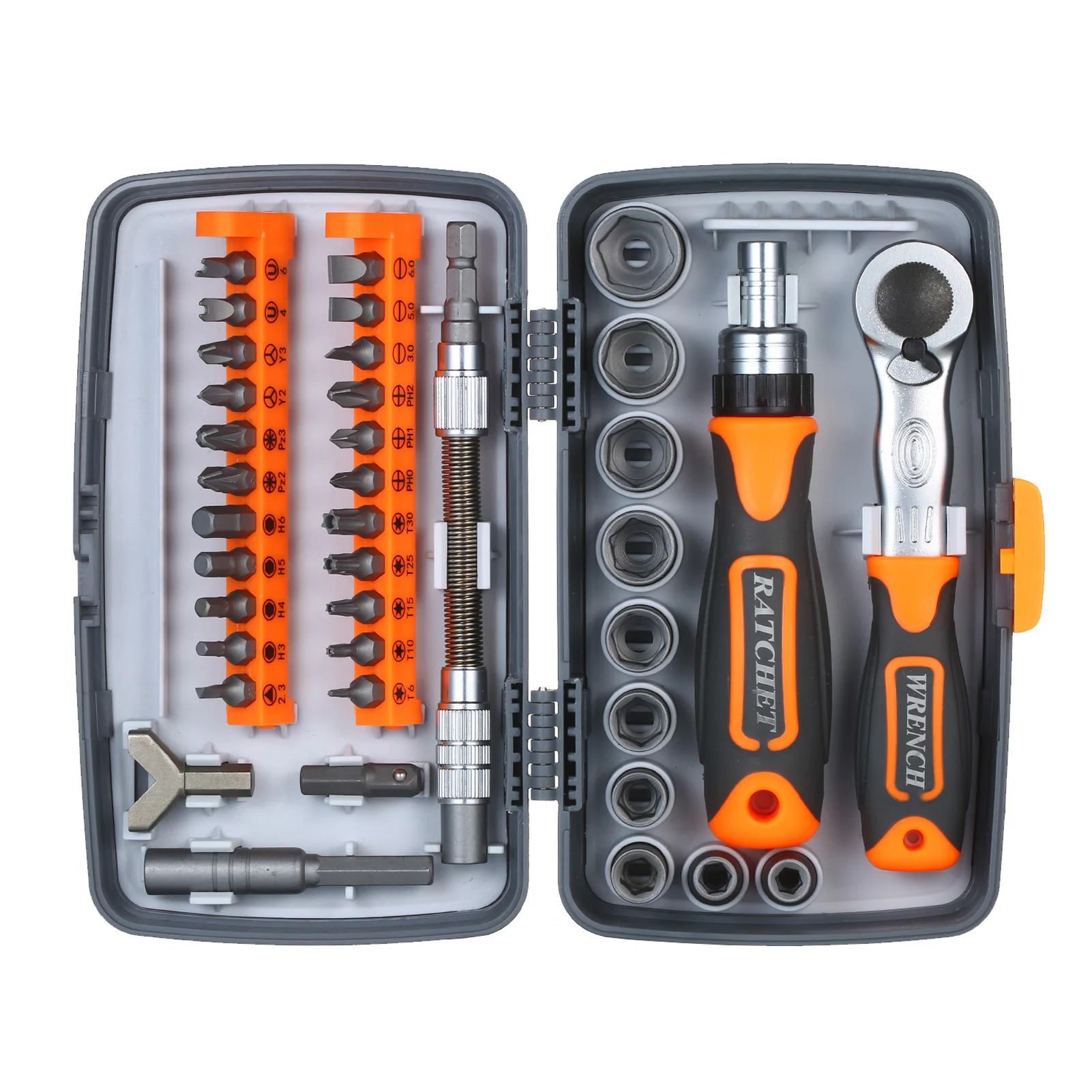 38pc Precision Ratchet Screwdriver Bit Set Magnetic Screwdrivers Kit Electronics - £81.07 GBP