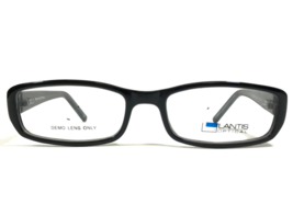 Lantis Kids Eyeglasses Frames L8007 BLK Shiny Black Rectangular 49-16-130 - £29.46 GBP