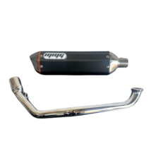 Exhaust and Front Link Pipe for Sport bike Motorcycle Moped 50cc and 150cc - $103.50