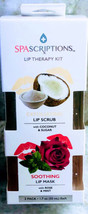 SpaScriptions Exfoliating Coconut/Sugar Therapy Kit. 2pack. 1.7oz-Rose/Mint - £14.19 GBP