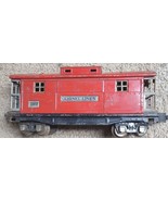 VINTAGE Lionel 2817  &quot;O&quot; Gauge Pre-war Red Tinplate Caboose Car - $31.82